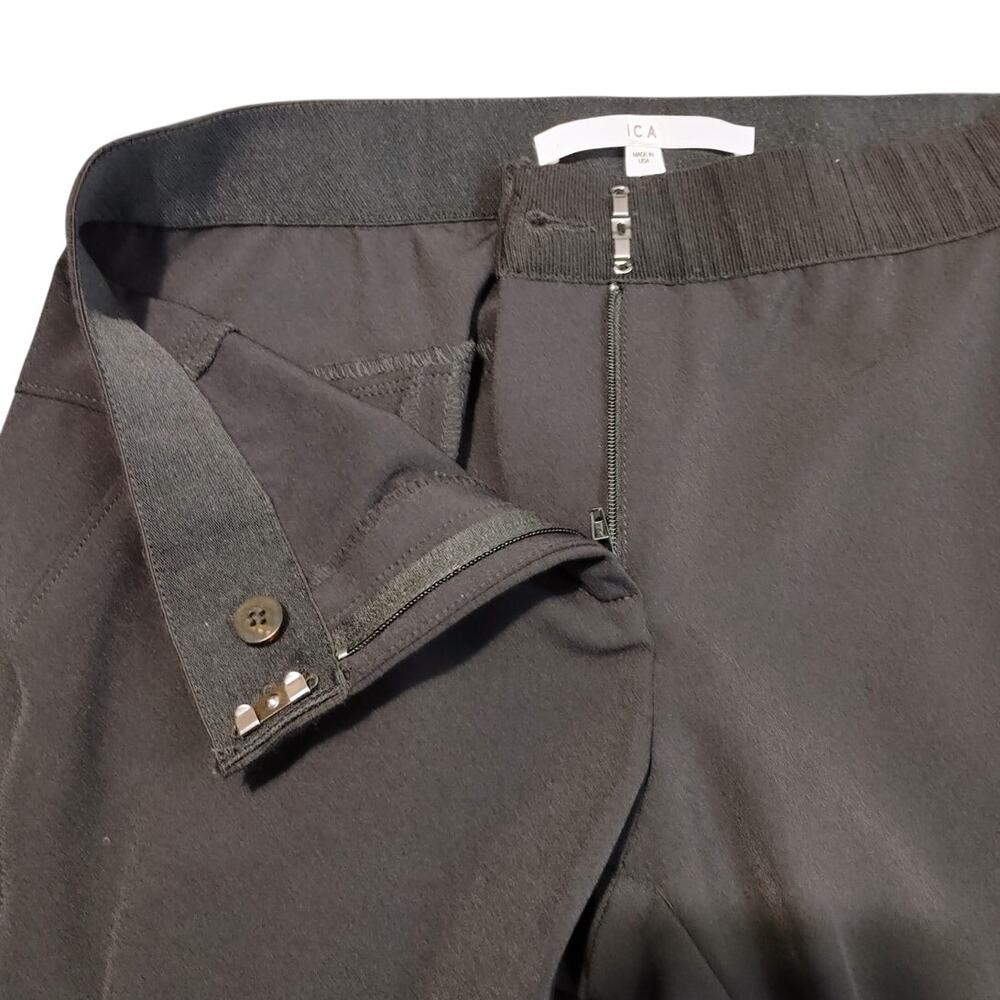 Veronica Beard Slim Dress Pants High Rise Stretch Black Womens Size 6 - Picture 4 of 6